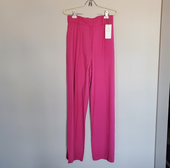 Wayf High Waist Wide Leg Pants - Picture 4 of 9